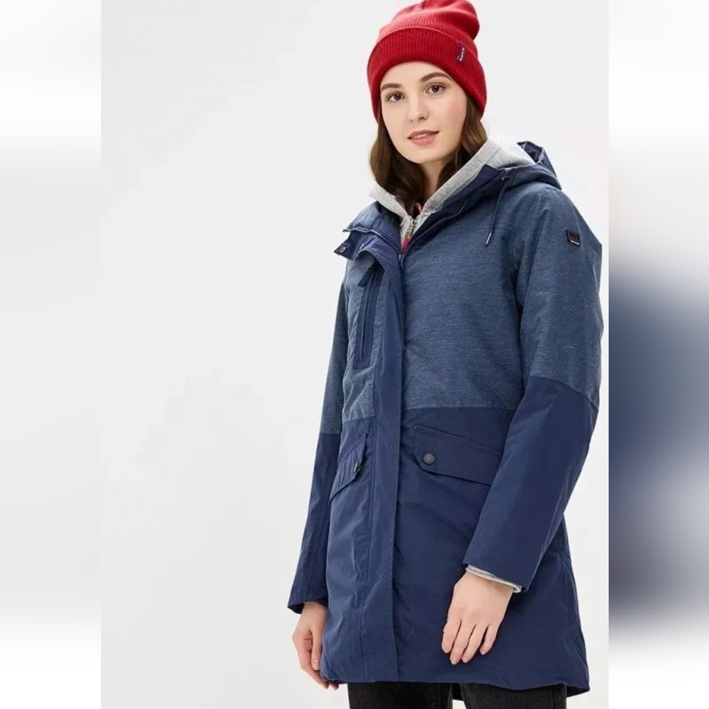 Helly Hansen Navy Blue Hooded Women's Jacket